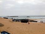Oualidia Maroc barques de pêche