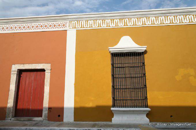 Campeche Calle 59 Couleurs Et Frises 3 :: Mexico