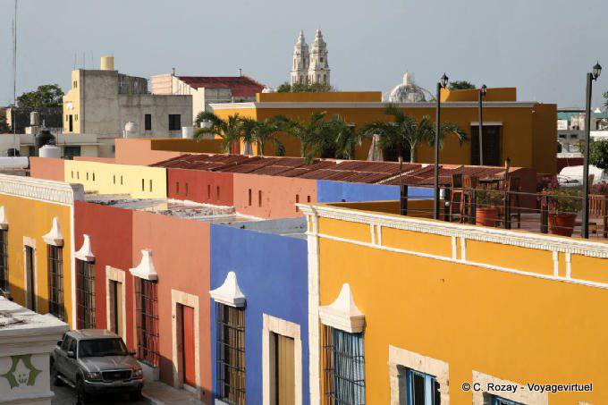 Campeche Calle 59 Vue Des Remparts 5 :: Mexico