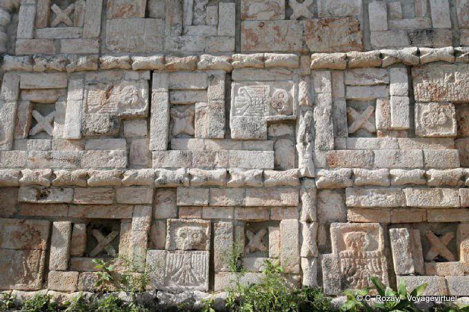 Uxmal Grande Pyramide Temple Des Perroquets 4 :: Mexico