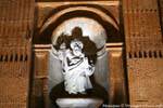 campeche by night catedral statue 9