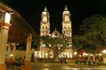 campeche by night catedral zocalo 13