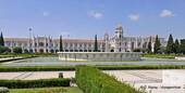 Panorama depuis jardin Jeronimos Monasterio Lisboa Portugal 0901