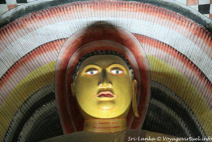 Regard éclairé Dambulla Raja Maha Vihara 30 Sri Lanka