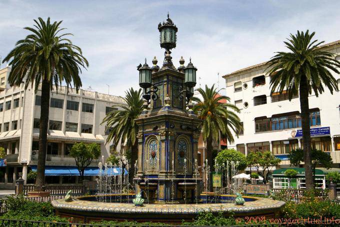 Fuente de la Plaza Alta, Algeciras - España, Andalucia