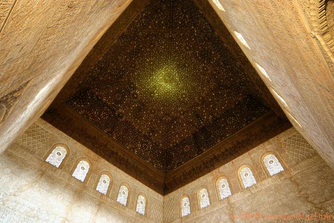 Voute Salón de los Embajadores, Alhambra nazarí de Granada - España