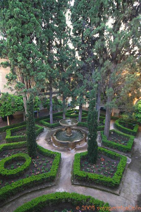 Patio de la Lindaraja, Alhambra nazarí de Granada - España, Andalucia
