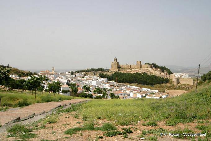 Vista panorámica de la ciudad de Antequera - España