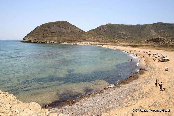 Playa cerca de Isleta del Moro, Cabo de Gata - España, Andalucia