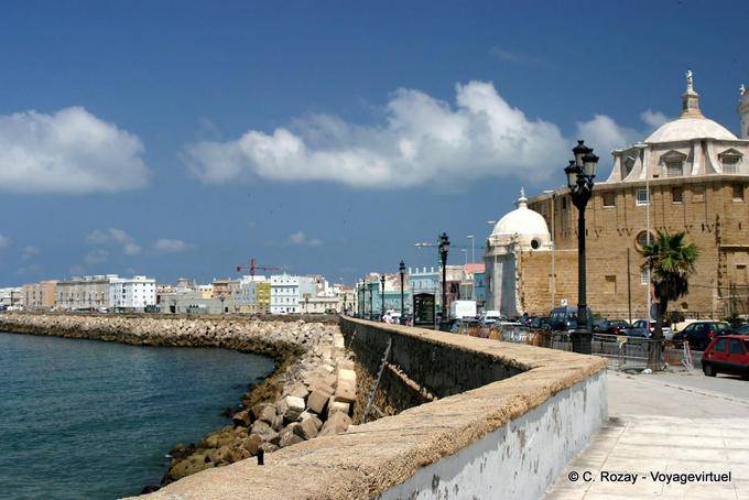 Calle Campo del Sur, Cádiz - España, Andalucia