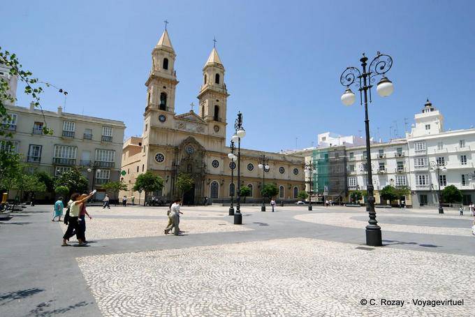 Plaza San Antonio, Cádiz - España, Andalucia