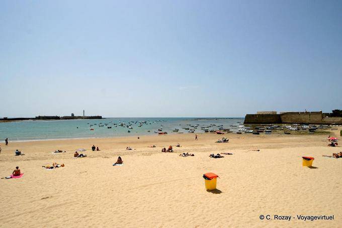 Playa Caleta, Cádiz - España, Andalucia