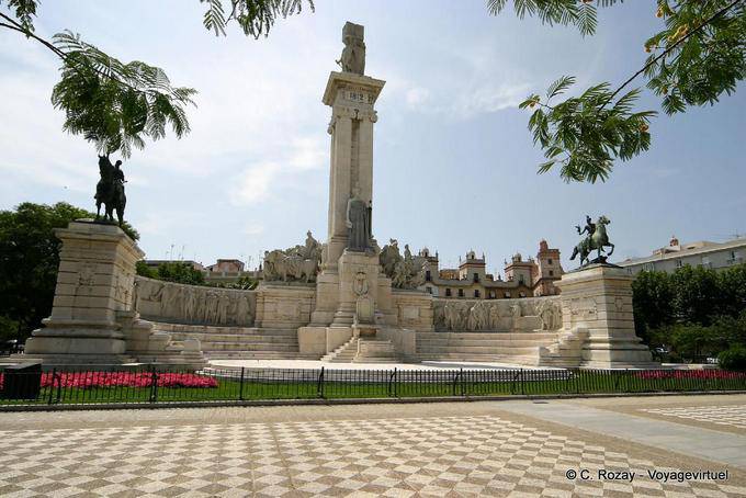Plaza de España, Cádiz - España, Andalucia