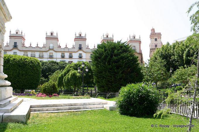 Cádiz, Otras vistas Plaza de España - España, Andalucia