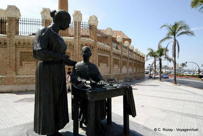 Estatuas de bronce, Cádiz - España, Andalucia
