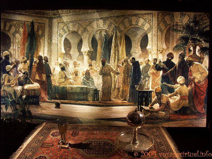 Reproducción de una escena durante el Califato de Córdoba Calahorra - España