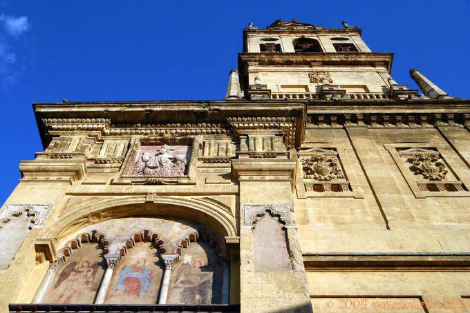 Pintar residuo de la Catedral de Córdoba - España, Andalucia