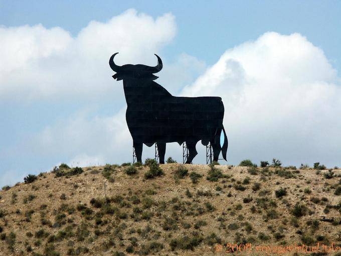 Un toro en la silueta - España, Andalucia