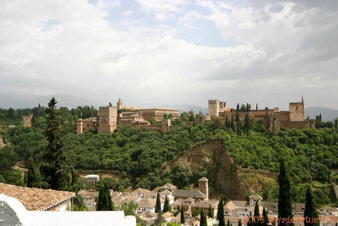 Vista general de la Alcazaba, Granada - España