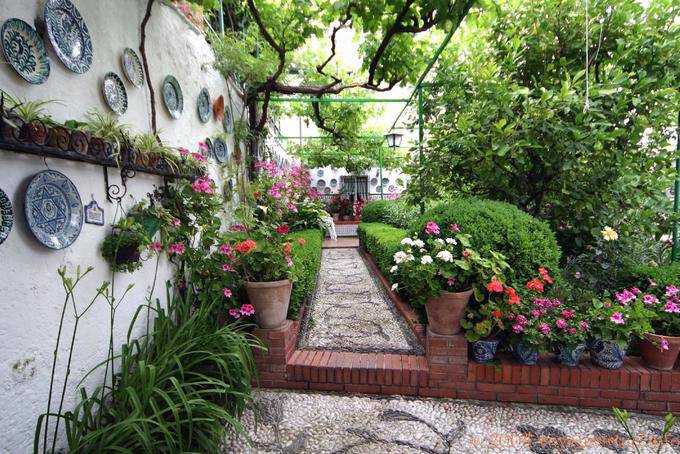 Placas Jardín Albaicín, Granada - España