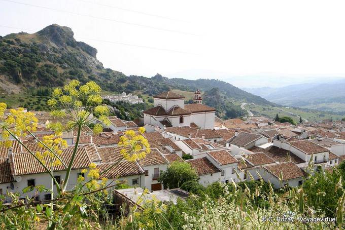 Vista del pueblo de Grazalema - España
