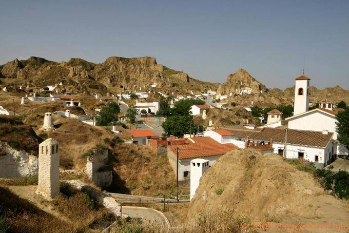 Poblamiento disperso, Guadix - España