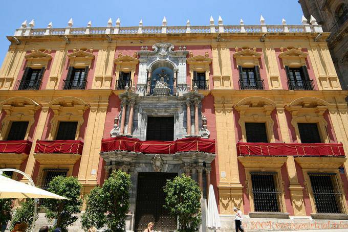 Palacio Episcopal, Plaza Obispo, Málaga - España, Andalucia