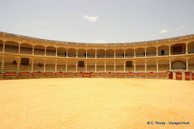 Ronda Plaza de toros pertenecen a la Real Maestranza Caballera, Ronda - España, Andalucia