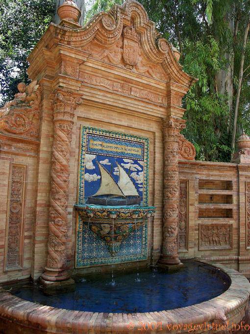 Barcos de Trevi, Parque de María Luisa, Sevilla - España