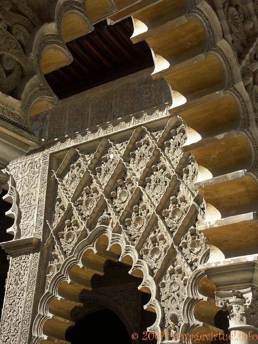 Patio Arco, Sevilla Alcázar - España