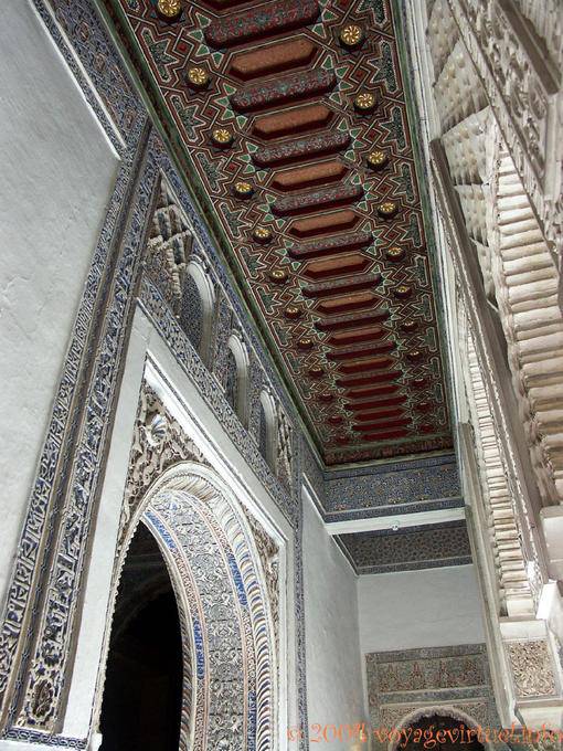 Techo al Patio de las Muñecas, Sevilla Alcázar - España