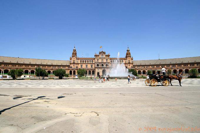 Panorámica Plaza de España, Sevilla - España