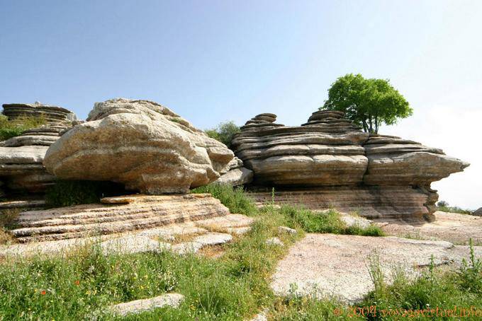 Torcal de Antequera marcada erosión - España