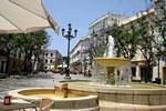 Fountain allí, Cádiz, España.