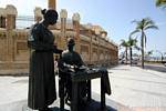Estatuas de bronce, Cádiz, España.