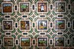 Azulejos que representan la vida cotidiana, Tarifa, España.