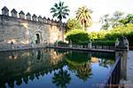 Paredes de espejo, Alcázar de Córdoba, España.