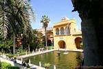 Mercurio, Sevilla Alcázar Estanque, España.