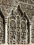 Muro del patio de las chicas, detalle, Sevilla Alcázar, España.
