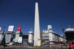 Plaza de la Republica Obelisco, Buenos Aires, Argentina.