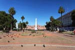 Vista panorámica de la Plaza de Mayo, la Casa Rosada Plaza de Mayo, Buenos Aires, Argentina.