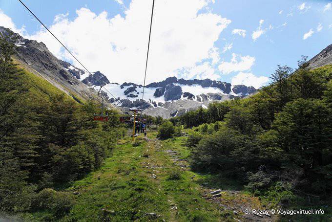 Rising View, ascendencia aerosilla del Glaciar Martial, Ushuaia - Argentina