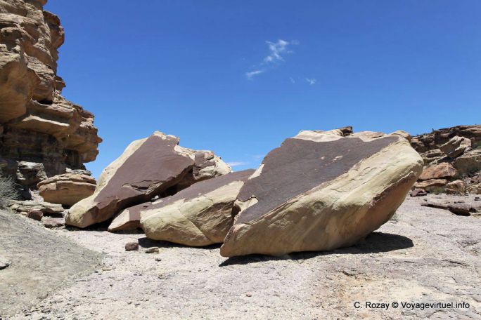 Platos rotos, Ischigualasto, Valle de la Luna - Argentina