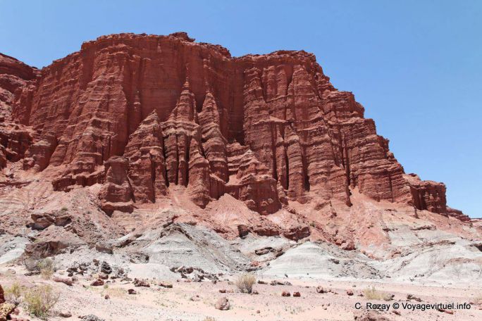 Otra vista de la catedral, Ischigualasto, Valle de la Luna - Argentina