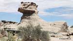 La esfinge (la esfinge) Ischigualasto, Valle de la Luna, Argentina.