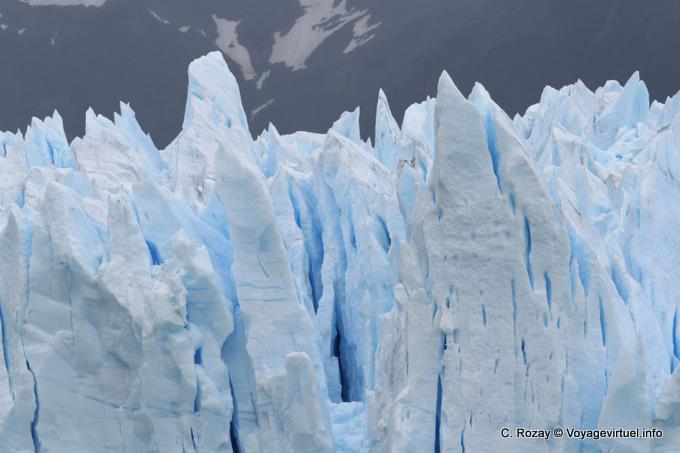 Hielo azul dislocación, Glaciar Perito Moreno, El Calafate - Argentina