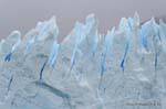 Picos de hielo, Glaciar Perito Moreno, El Calafate, Argentina.