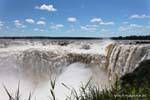 Vista de la Garganta del Diablo desde el lado argentino, Puerto Iguazú, Argentina.