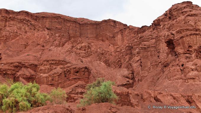Geología y la erosión, la Quebrada de las Conchas - Argentina