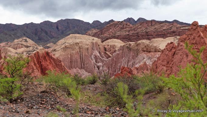Los colores y las formas de la tectónica, la Quebrada de las Conchas - Argentina